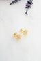 Heliophilia Silver Pendientes de Plata de Ley 925 con Baño de Oro y Circón